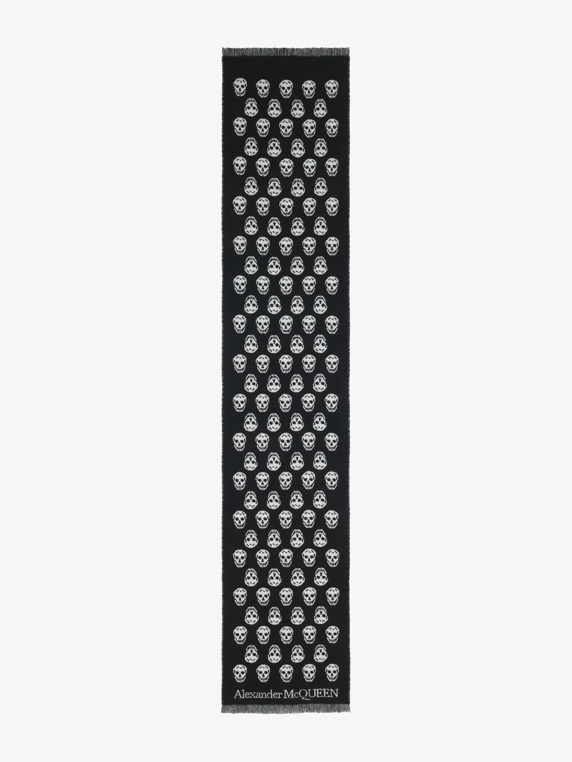 Women's Skull Scarf in Black