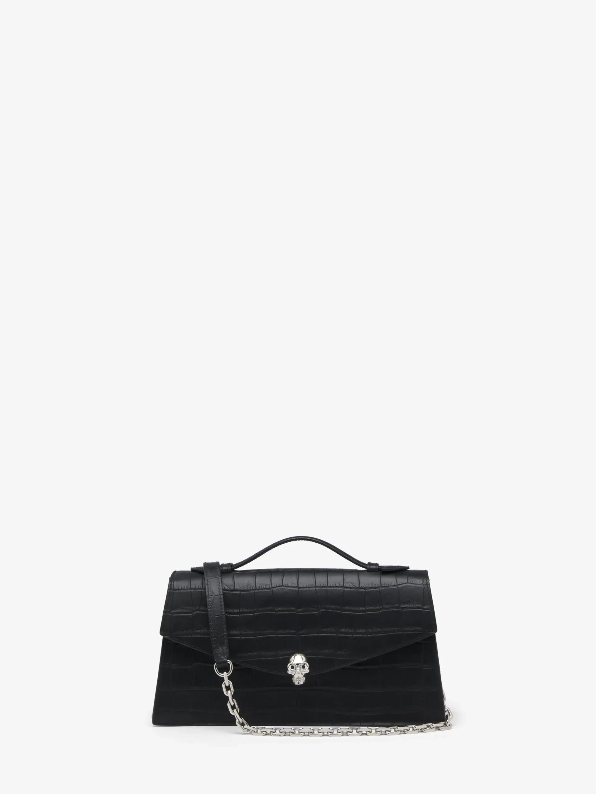 Women's Skull Top Handle in Black