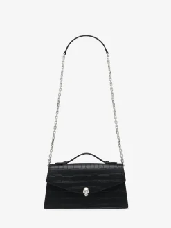 Women's Skull Top Handle in Black