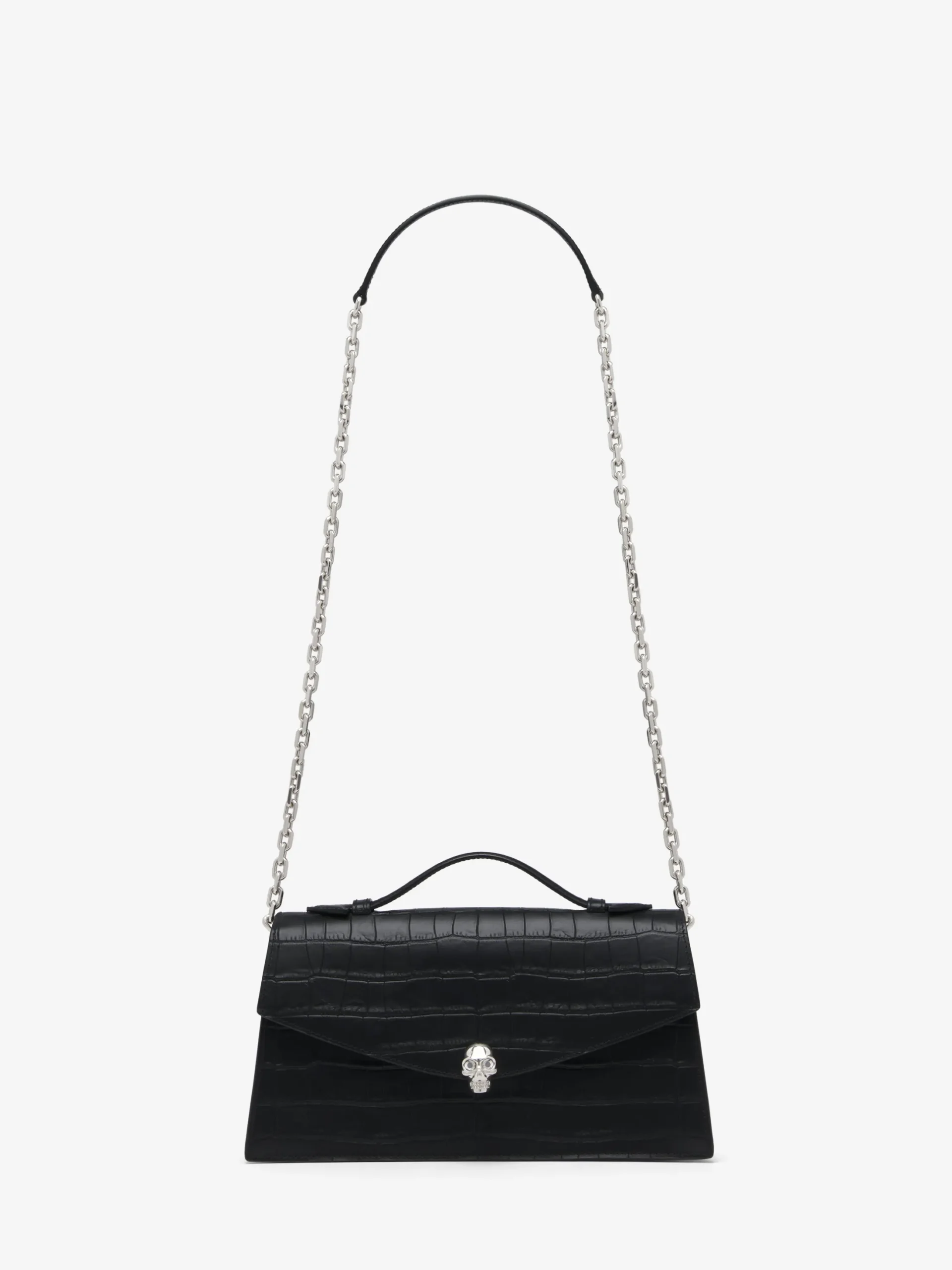 Women's Skull Top Handle in Black