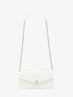 Women's Skull Top Handle in White