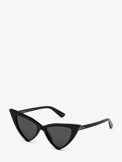 Women's Spike Sunglasses in Black/Smoke