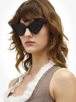 Women's Spike Sunglasses in Black/Smoke