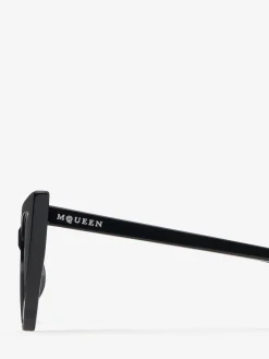 Women's Spike Sunglasses in Black/Smoke