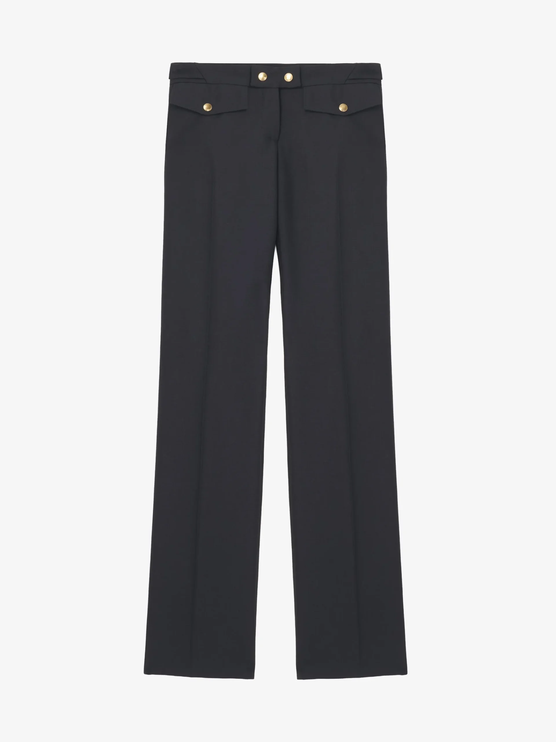 Women's Straight Leg Trousers in Black