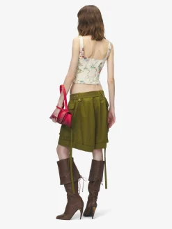 Women's Summer Floral Corset Top in Multicolor