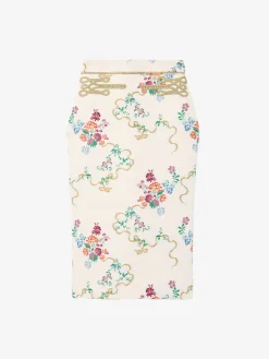 Women's Summer Floral Pencil Skirt in Multicolor