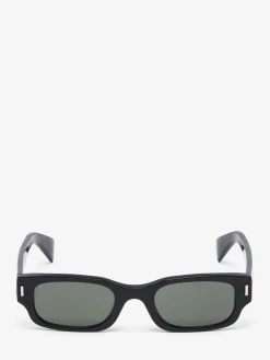 Women's T-Bar Rivet Panthos Sunglasses in Black