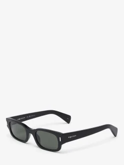 Women's T-Bar Rivet Panthos Sunglasses in Black
