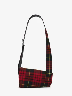 Women's T-Bar Sling Bag in Red/Black/Yellow